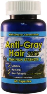 Anti Gray Hair Catalase Saw Palmetto Horsetail Stop End Restore Color