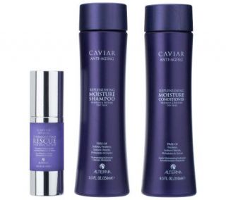 Alterna Caviar Moisture 3 piece Hair Repair Collection —