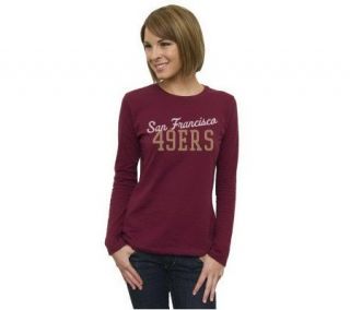 NFL Womens Game Day Team Logo L/S Tee —