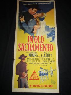  Sacramento Original Wild Bill Elliott Constance Moore Poster