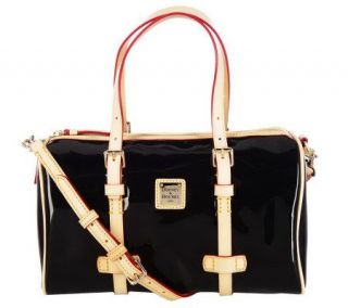 Dooney & Bourke Venus Patent Barrel Satchel w/Detachable Shoulder 