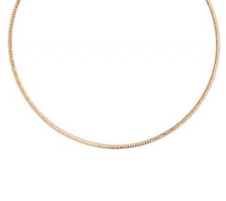 EternaGold 16 Woven Omega Style Necklace 14K Gold, 2.3g —