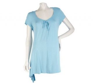 LifeStyle by Legacy Drapey Tunic with Ballet Neckline —