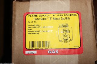 Robertshaw Flameguard B Natural Gas Control for Water Heaters