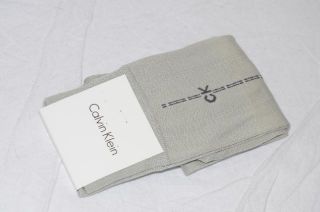 NWT Calvin Klein Gray Center Stripe Cotton Dress Socks