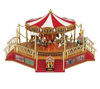 Mr. Christmas Worlds Fair Boardwalk Carousel —