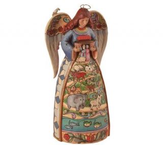 Jim Shore Heartwood Creek Noahs Ark Angel Figurine —