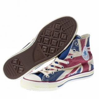 Converse All Star Ct Hi Uk Flag [5,5 Uk] White Red Trainers Shoes Mens