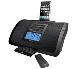 iHome Bluetooth Clock Radio w/Pull Out Keypad for iPhone/iPod