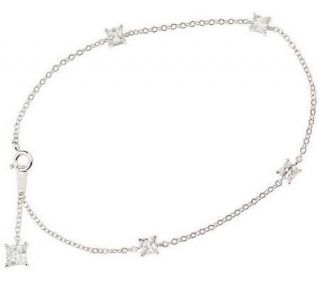 Epiphany Diamonique 11 Ankle Bracelet —