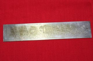 COLT Firearms 1851 Navy 1860 Army Cylinder Scene Engravers Plate