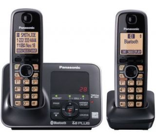 Link to Cell KXTG7622B Bluetooth Convergence Phone w/2Handsets 