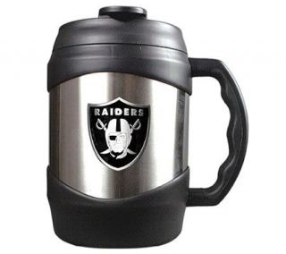 NFL Oakland Raiders 52 oz Stainless Steel MachoTravel Mug —