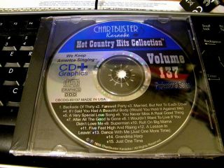 Chartbuster Karaoke Hot Country Hits 1998 cd G Conway Twitty Joe