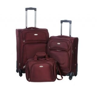 Samsonite 3 pc. Ballistic Expandable Spinner Luggage Set —
