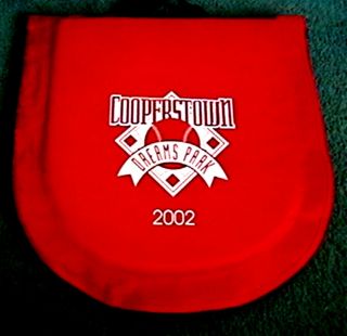 2002 Cooperstown Souvenir Seat Cushion Dreams Park