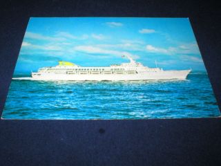 Cruise SHIP Postcard M s  Italia  Costa Line Company Postcard Unused