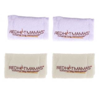 Red Hot Mamas Polar Fresh Set of Four Frosty Towels —