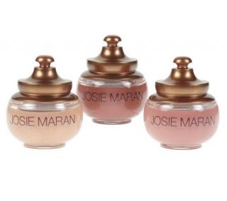 Josie Maran Argan Set of 3 Lip Treatment Pots —