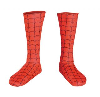 Spiderman Costume Deluxe Boot Covers Adult Spiderman Boot Covers New