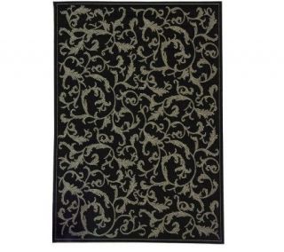 Courtyard Vintage Vine 4 x 57 Rug with Sisal Like Weave —