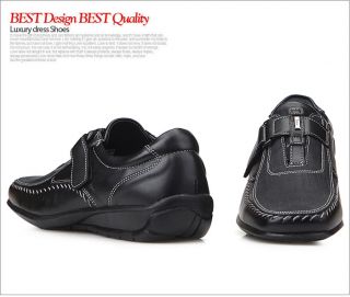 Sense Comfort Casual Club Loafers Black Mens Shoes