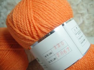 50gSkeins Soft Cashmere Milky Cotton Baby Sock Yarn Lot DK 250g