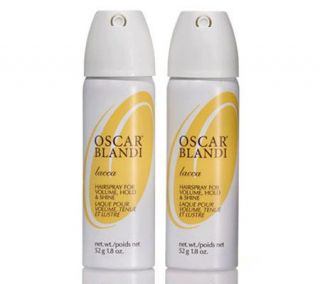 Oscar Blandi Lacca Volume, Hold & Shine Hair Spray Travel Duo