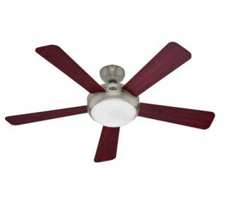 Hunter Palermo 52 RC Ceiling Fan   Brushed Nickel Finish —