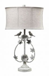  french country style bird iron table lamp sophisticated country