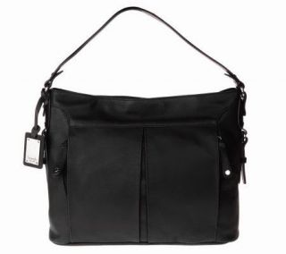 Tignanello Glove Leather Hobo Bag with Zipper Pockets —