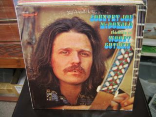 Country Joe McDonald Thinking of Woody Guthrie Vinyl LP