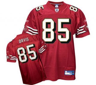NFL San Francisco 49ers V. Davis Authentic TeamColor Jersey — 