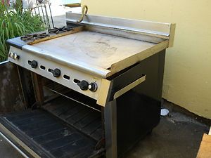 Wolf Commercial Restaurant Stove Range with Oven Griddle
