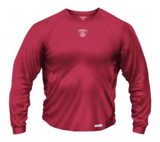 NFL Equipment Speedwick Long Sleeve Crimson T Shirt —