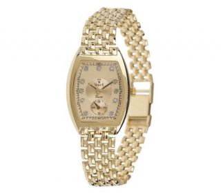 Vicence 1/2 ct tw Diamond Panther Link Watch, 14K —