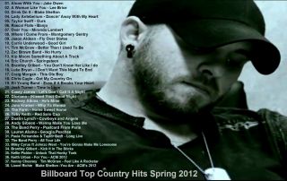 NEW Promo Country DVD, Billboard Top Country Hits Spring 2012,