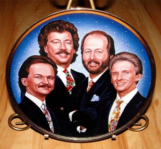  Brothers Renowned Groups of Country Music Singers Songs Plate