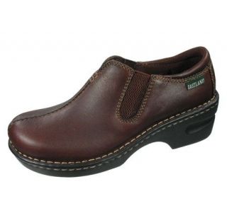 Eastland Womens Sequoia Leather Twin Gore Slip on Loafer —