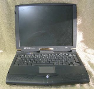 Vintage Working Compaq Presario 1200 Laptop 766MHz 12XL527 C
