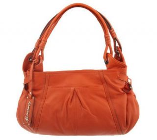 Makowsky Glove Leather Shoulder Bag with Side Detail —