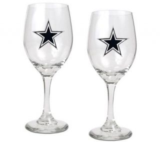 NFL Dallas Cowboys Wine Glass Set —
