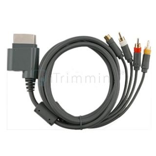 Video Composite 3 RCA Adapter Cable Cord 6ft HDMI Cable for Xbox 360