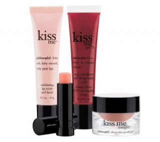 philosophy kiss me always 4 piece lip collection —