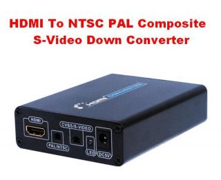 HDMI 1080P to 3RCA Audio Composite S video Output Converter Adapter