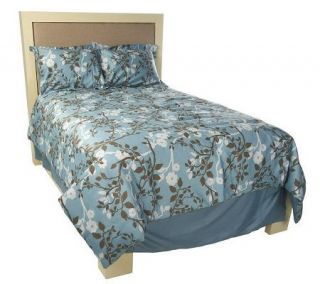 HomeReflections Floral Vines 4 pc. Reversible Comforter Set 