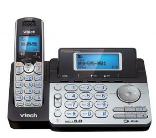Vtech DECT 6.0 2 Line Cordless Phone, Digital Answering System