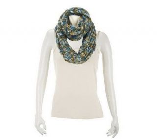 Liz Claiborne New York Multicolor Marled Sweater Knit Scarf — 