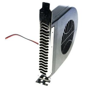 PC Computer Slim Case Cooling System Exhaust PCI Slot Fan Blower
