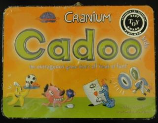 Cranium Cadoo Lunchbox Tin New Lunch Box 7 Up 2 Players Kids Girl Boy
